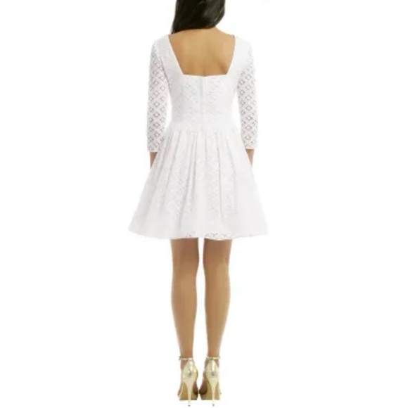 Lilly Pulitzer Bianca Flores Dress White 00 - Picture 9 of 10